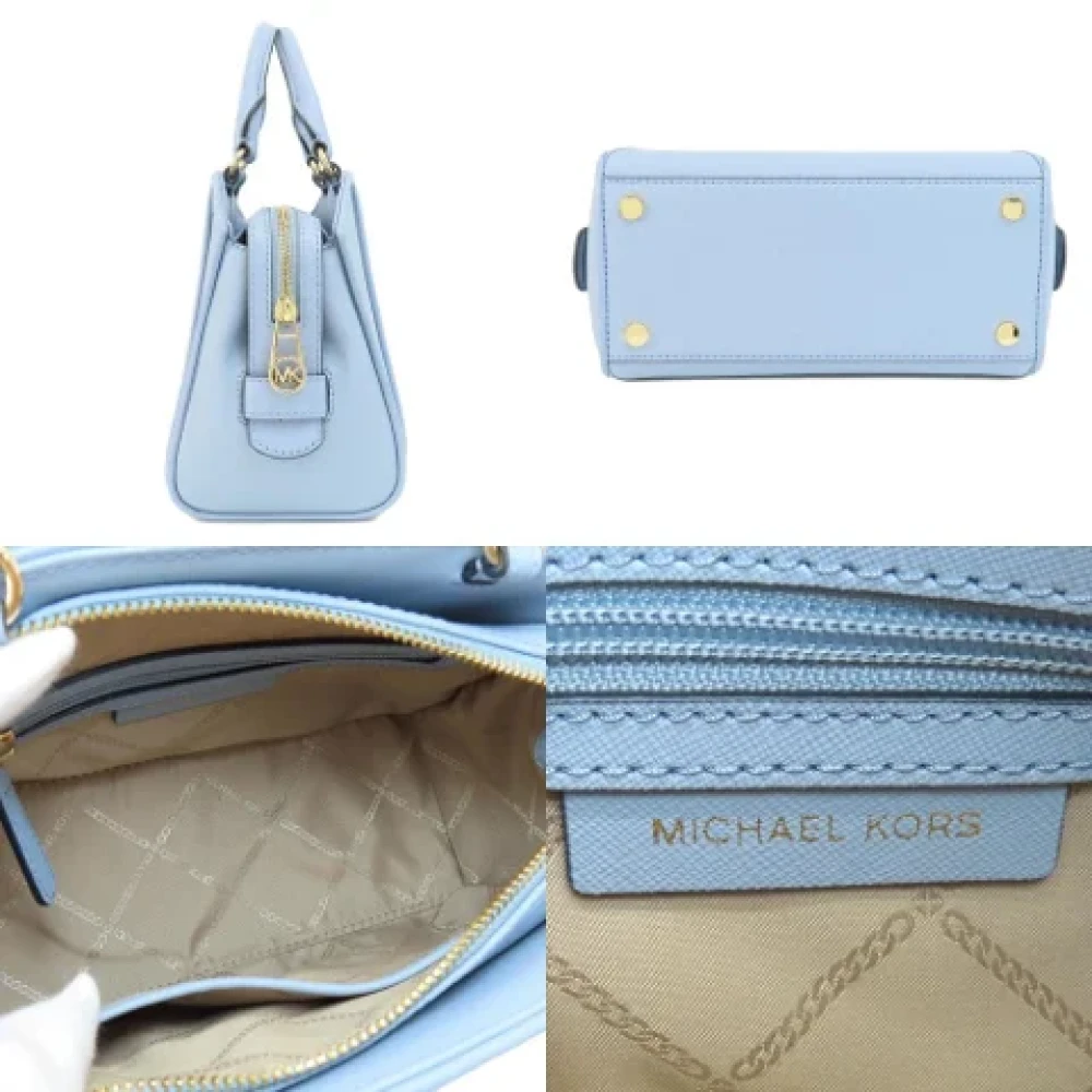 Michael Kors Pre-owned Leather handbags Blue Dames