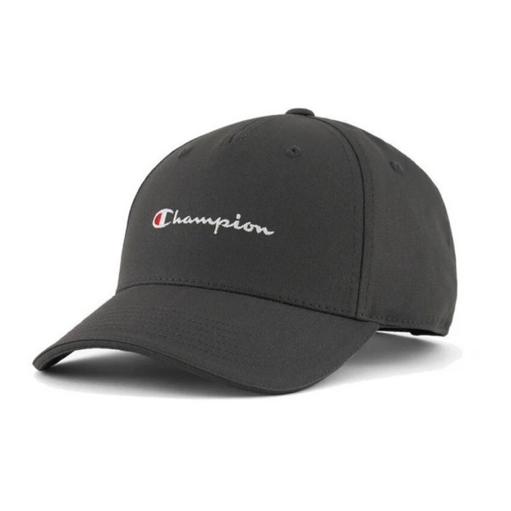 Champion Zwarte Geborduurde Logo Baseballpet Black Unisex