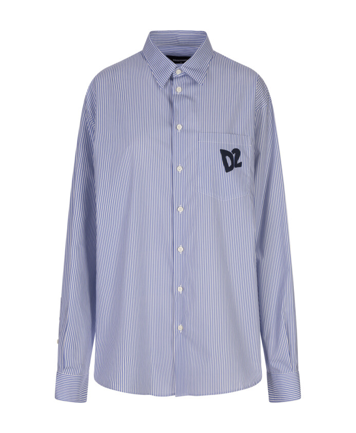 chemise-bleue-a-rayures-ete-femme