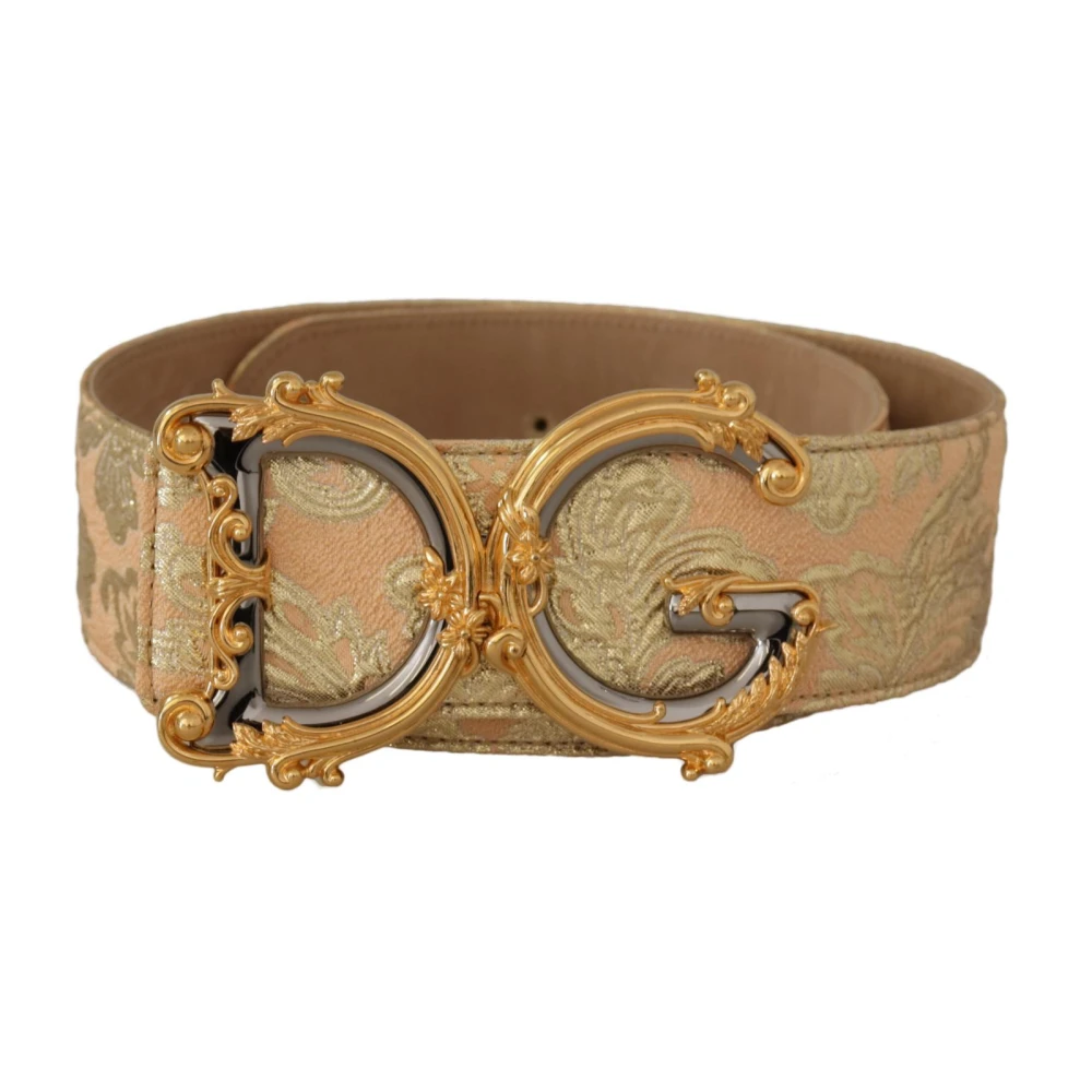 Dolce & Gabbana Women's Stylish Leather Belt With Metal Buckle
