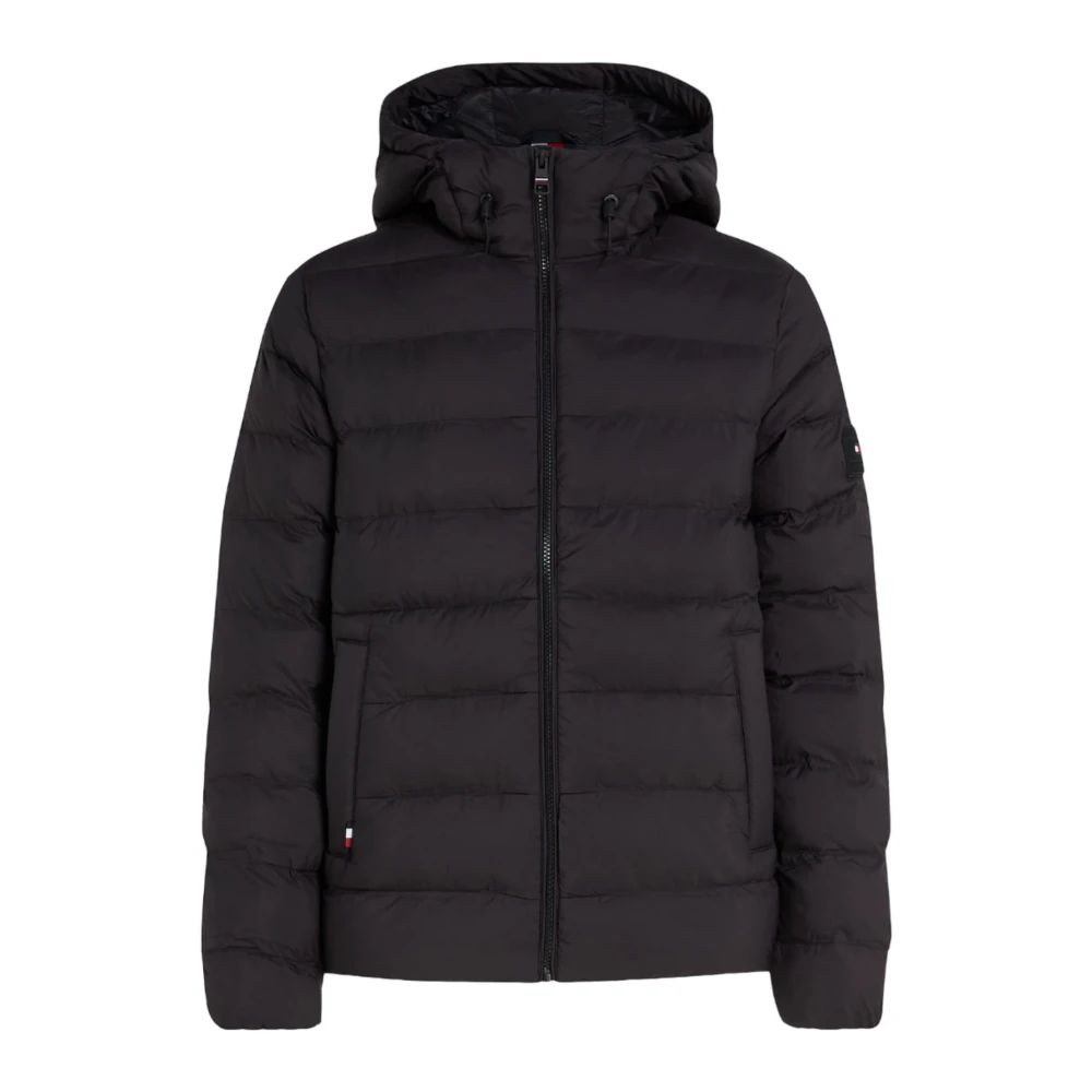 Tommy Hilfiger Stijlvolle Jas voor Mannen Black Heren