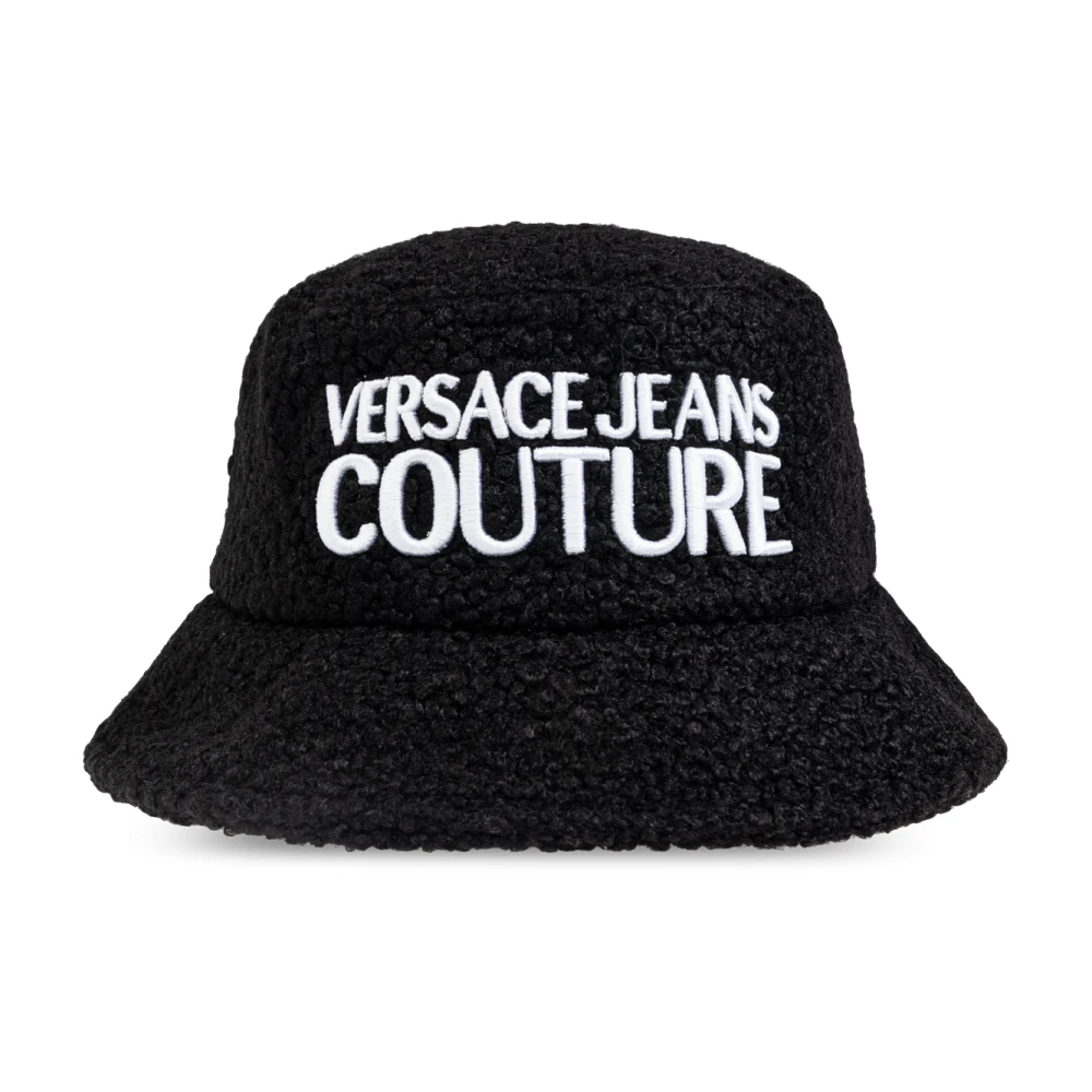 Versace Jeans Couture Pet met geborduurd logo Black Heren