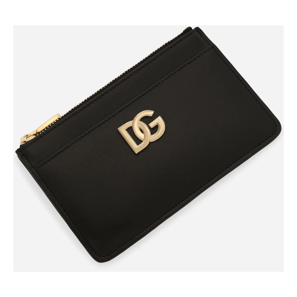 Dolce & Gabbana Zwarte Kaarthouder Black Dames