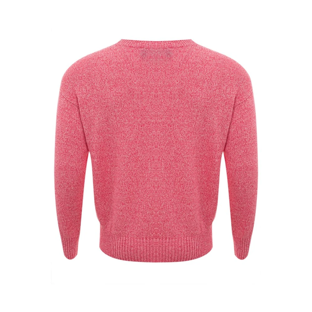 Gran Sasso Roze katoenen trui Pink Heren
