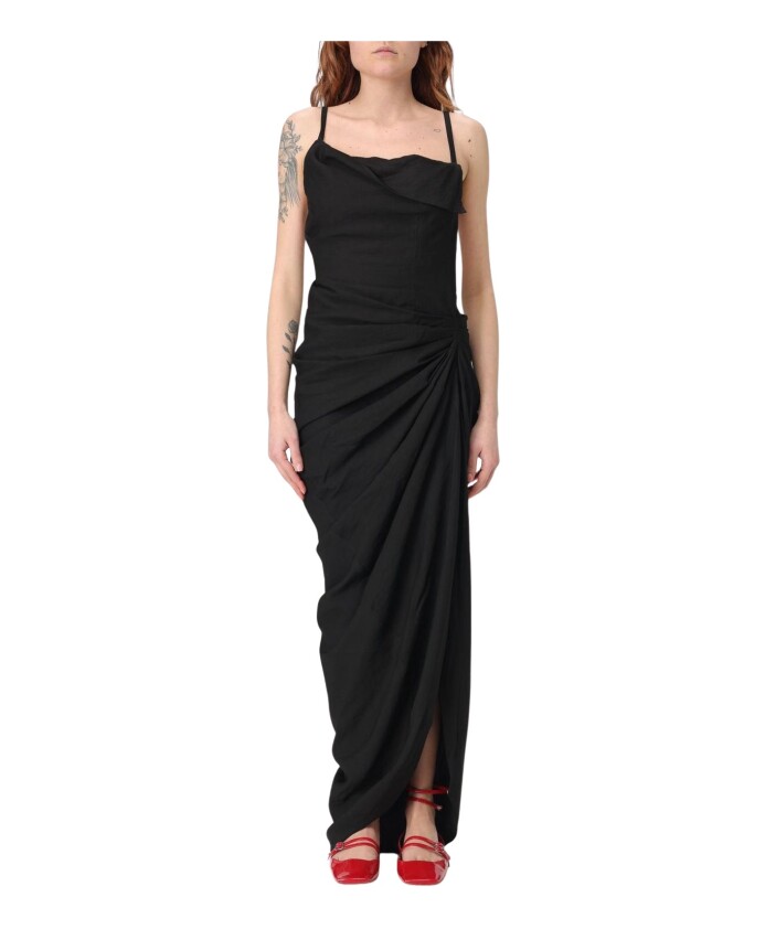robe-midi-noire-a-ourlet-asymetrique