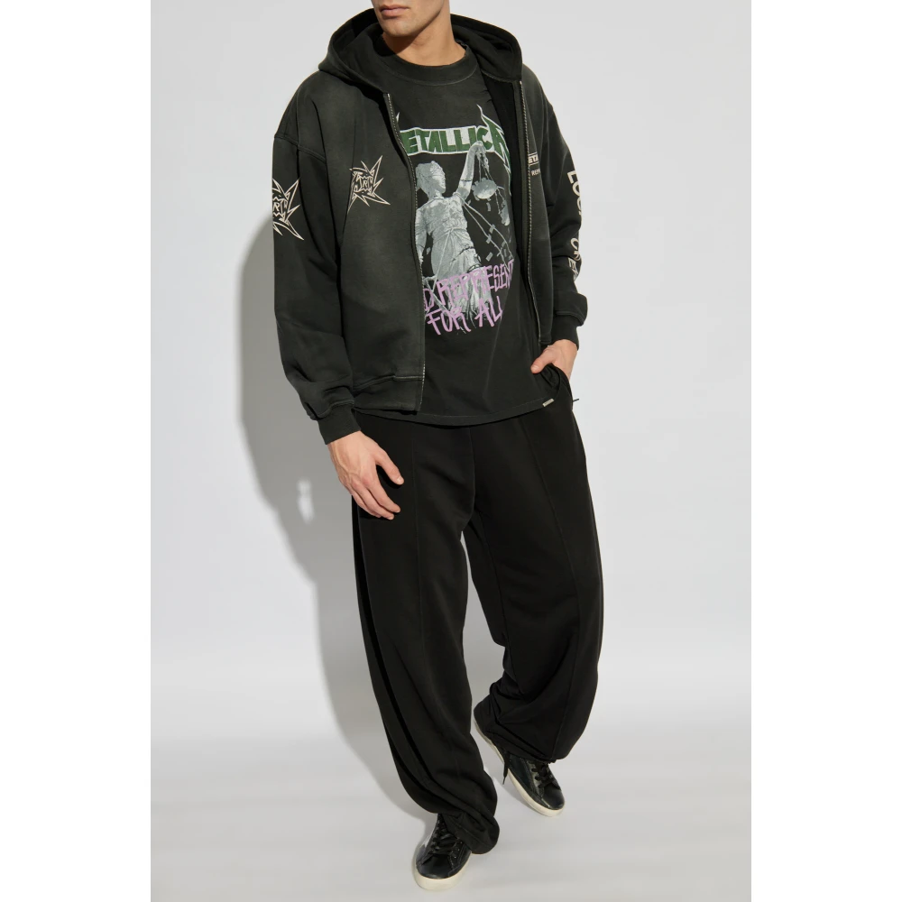 Represent Sweatshirt met ritssluiting Gray Heren