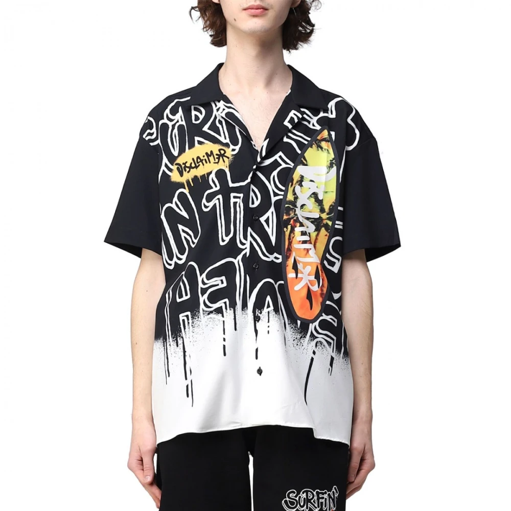 Disclaimer T-Shirts Black Heren