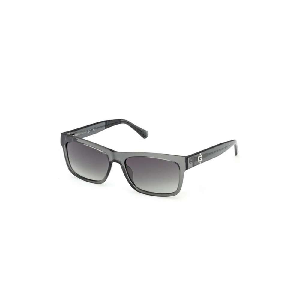 Guess Men's Gray Rectangular Sunglasses