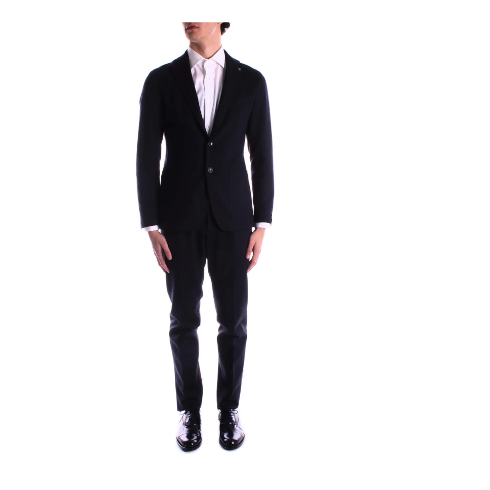 Tagliatore Herr Blå Kostymer S, Bomull, Klänningar