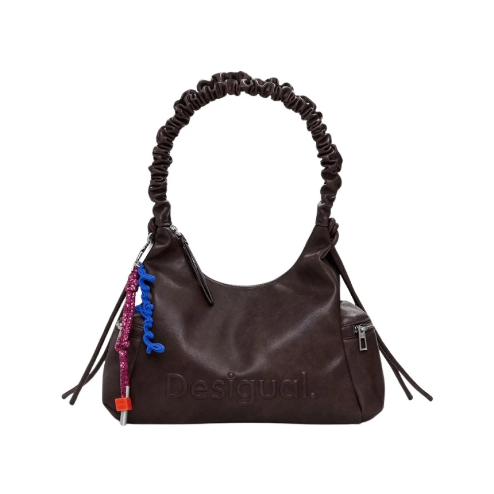 Desigual Brun Dam Handväska Montville Half Logo