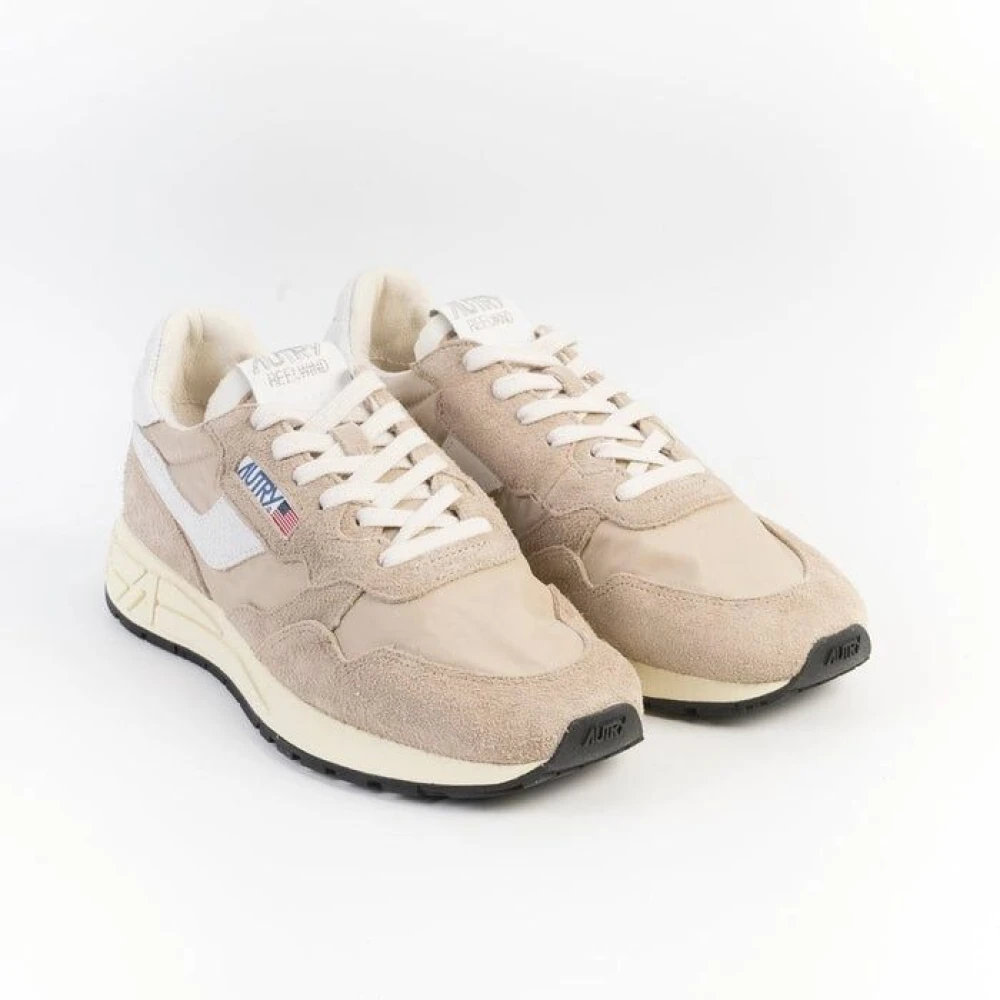 Autry Casual Sneaker Schoenen voor Mannen Beige Heren