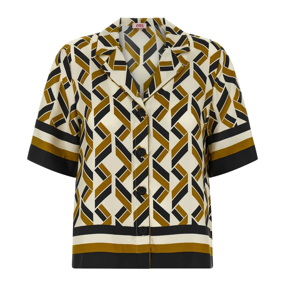 Eres Women's Multicolor Sonore Silk Twill Shirt - Shirts - L - Blouses & Shirts
