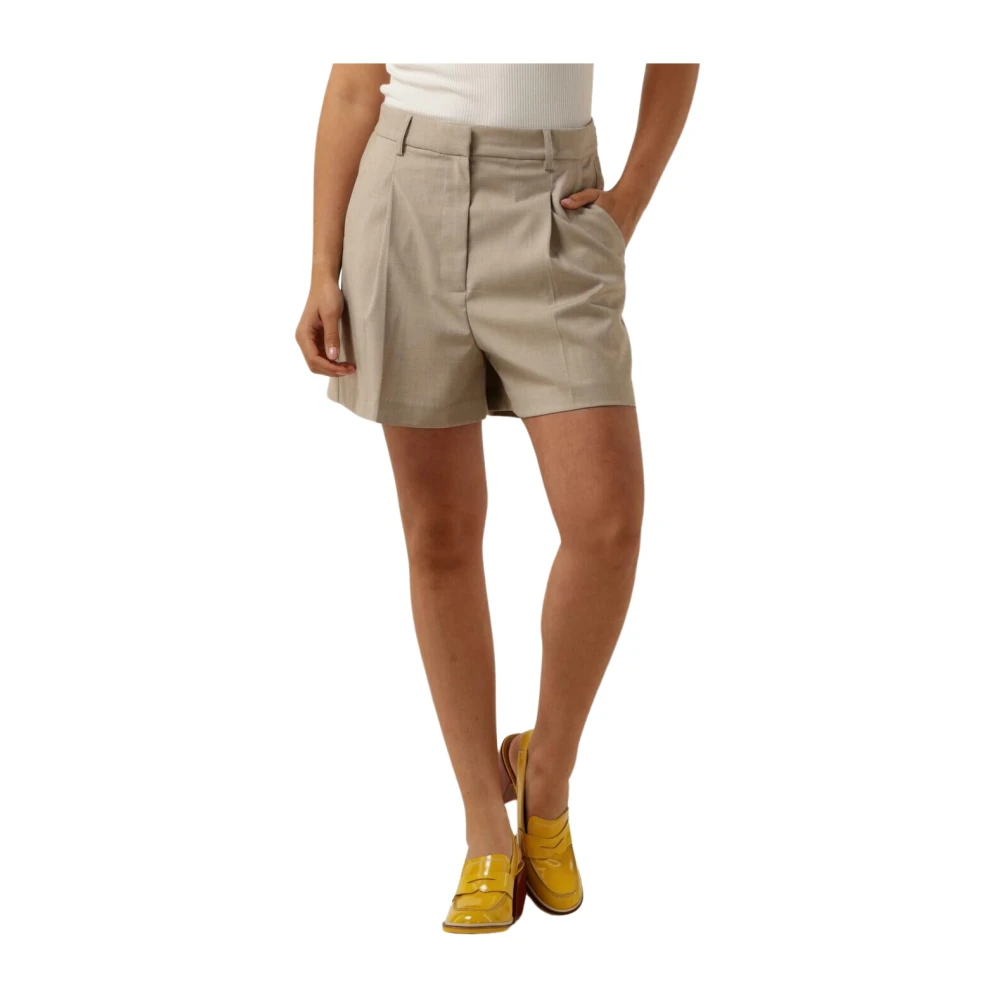 Second Female Beige Sharo Shorts Damesbroek Second Dames Beige Dames
