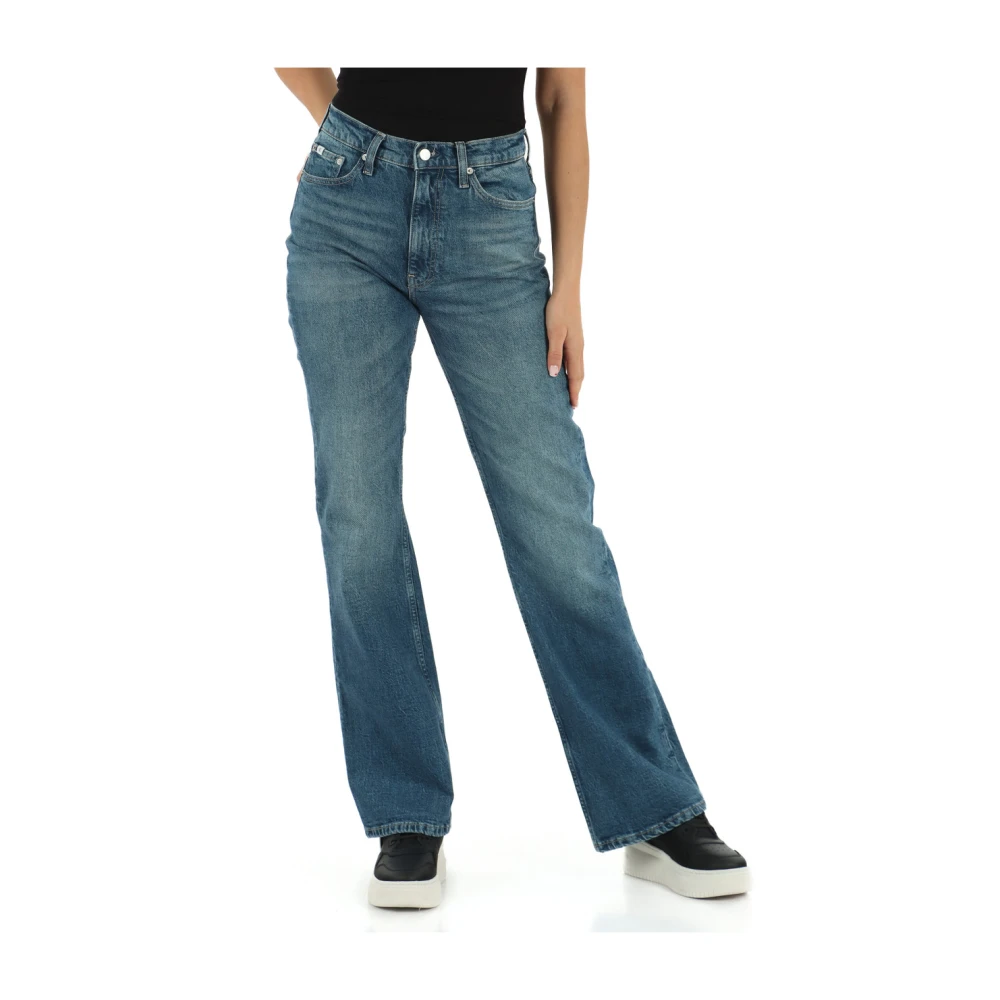 Calvin Klein Jeans Trousers Blue Dames