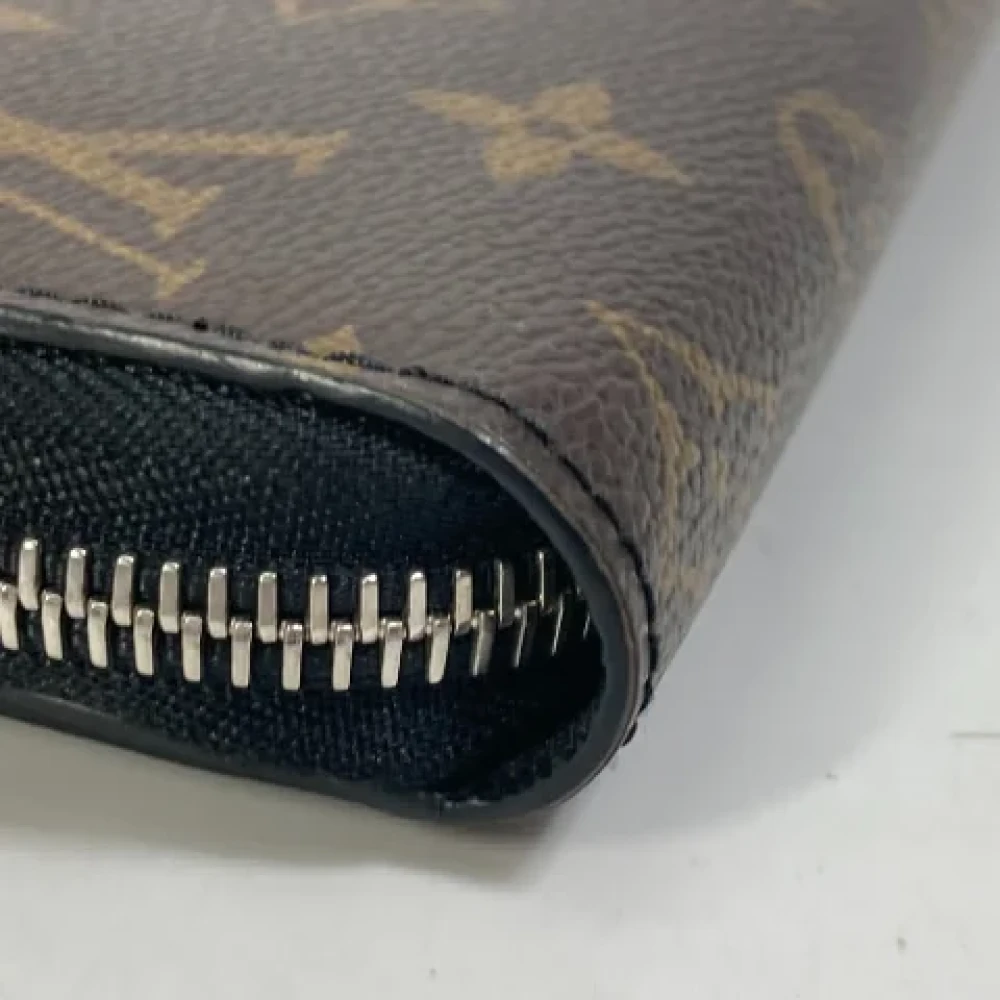 Louis Vuitton Vintage Pre-owned Cotton wallets Brown Dames