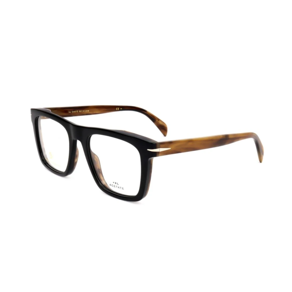 Eyewear By David Beckham Unisex Black Glasses, 51 Mm, Db 7020 Square Frame
