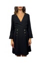 robe-en-crepe-avec-manches-3-4