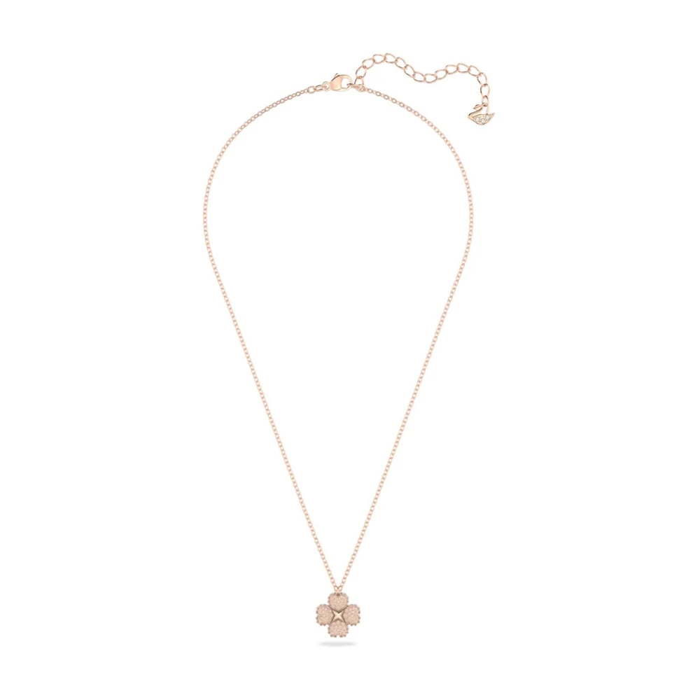 Swarovski Women's Pink Necklaces, One Size, Latisha Flower Pendant Necklace, -White