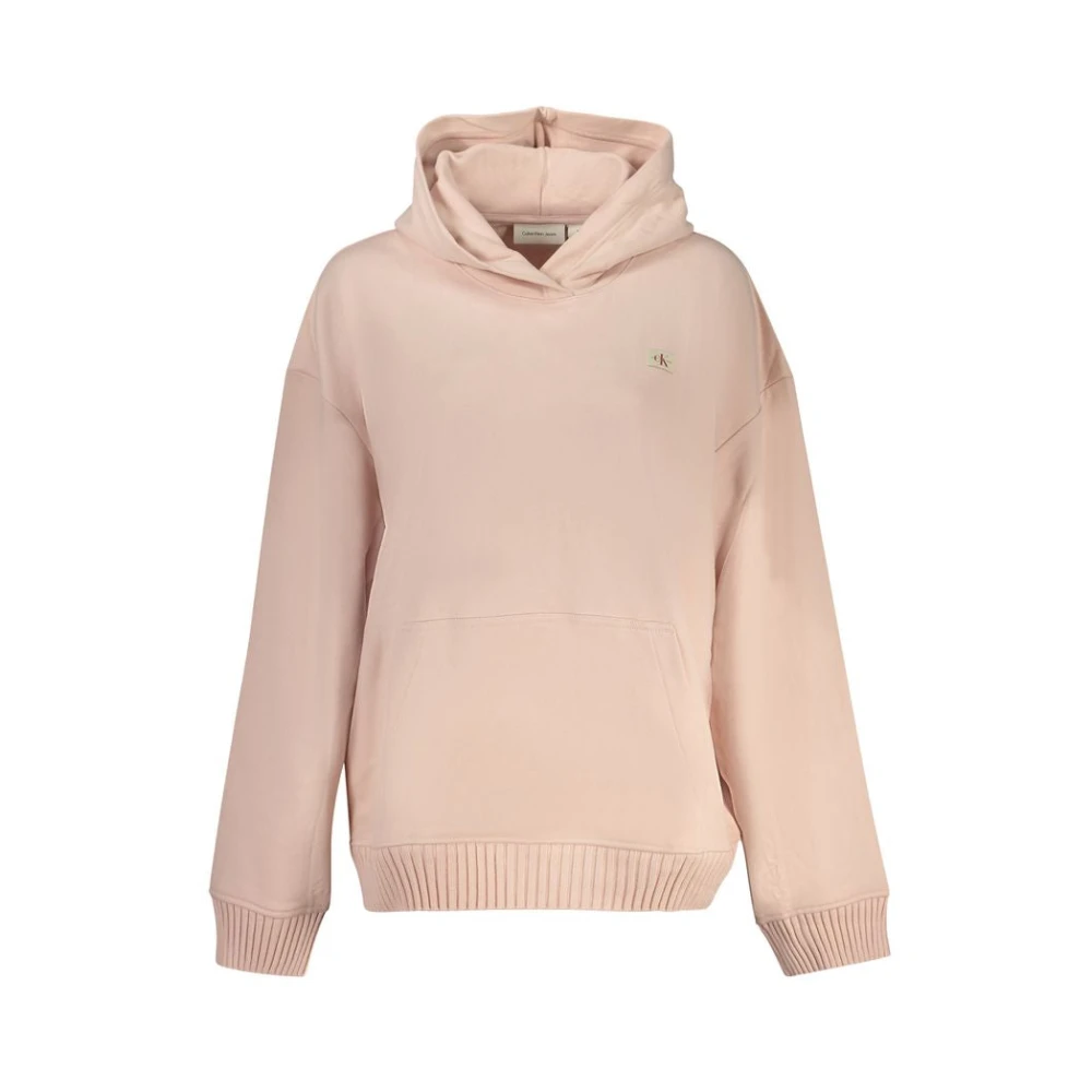 Calvin Klein Rosa Katoenen Trui Pink Dames