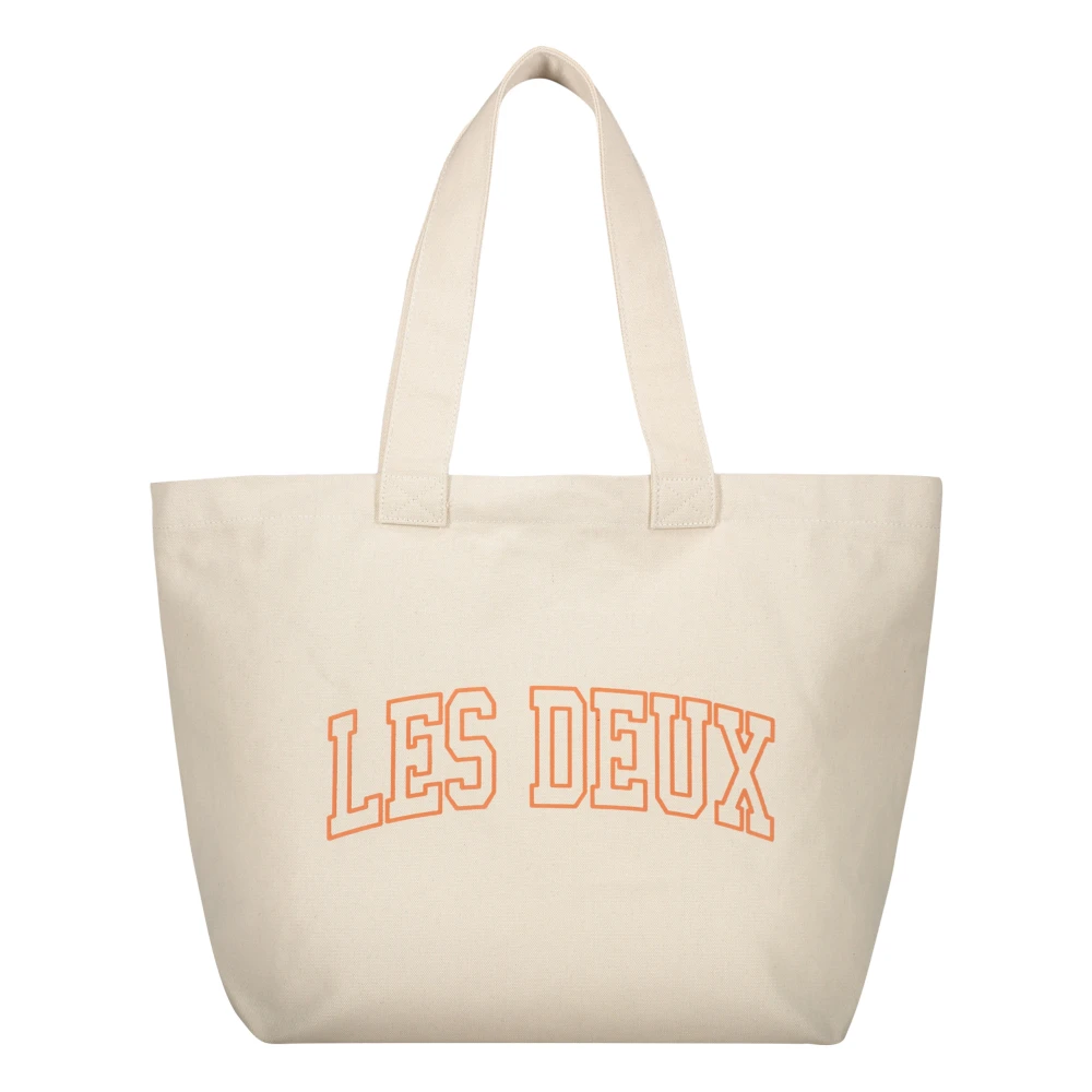 Les Deux Canvas tas met binnenzak Beige Heren