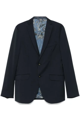 Roma Single-Breasted Viscose Jacket