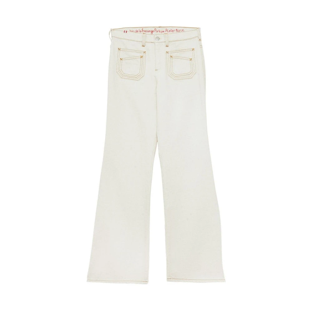 Ines De La Fressange Paris Rica ecru jeans x Notify Rica ecru jeans x Notify Beige Dames