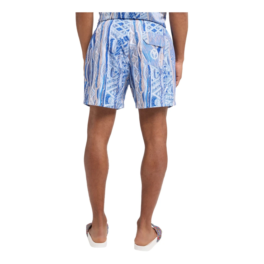carlo colucci Sportieve Beachvolleybal Surf Zwemshorts Blue Heren