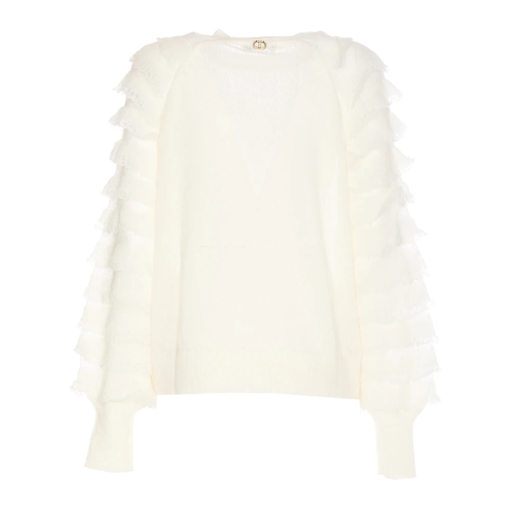 Twinset Witte Sweaters Set White Dames