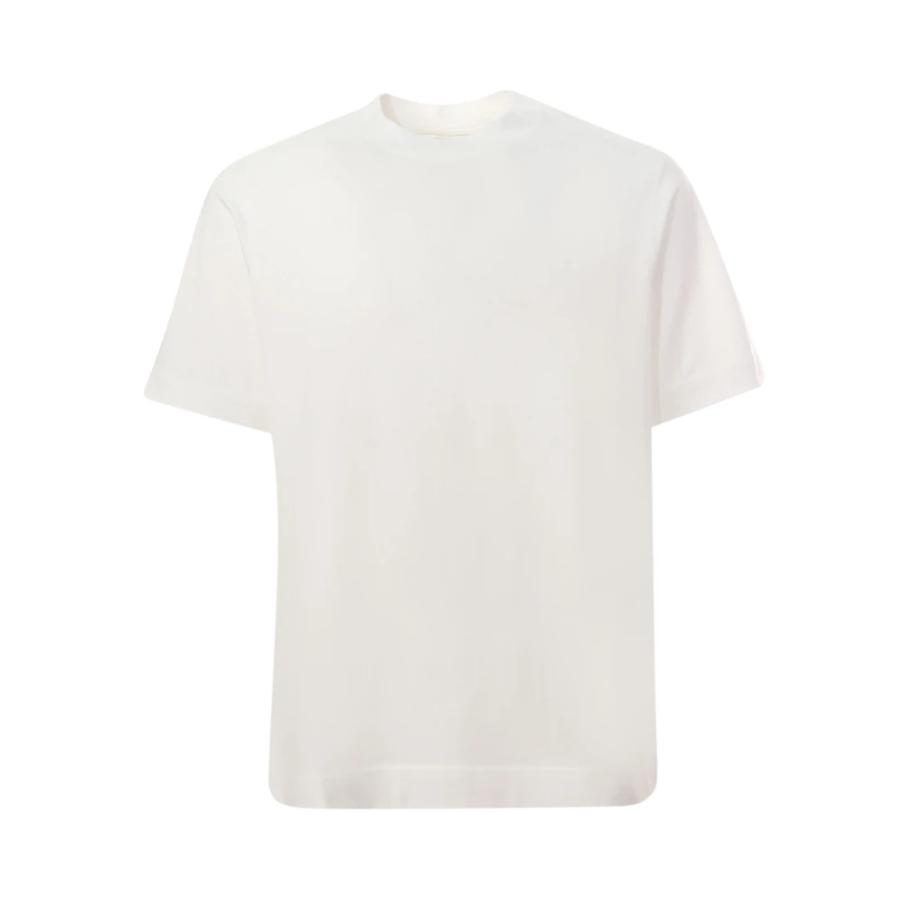Circolo 1901 Witte Crew-neck T-shirt Regular Fit White Heren