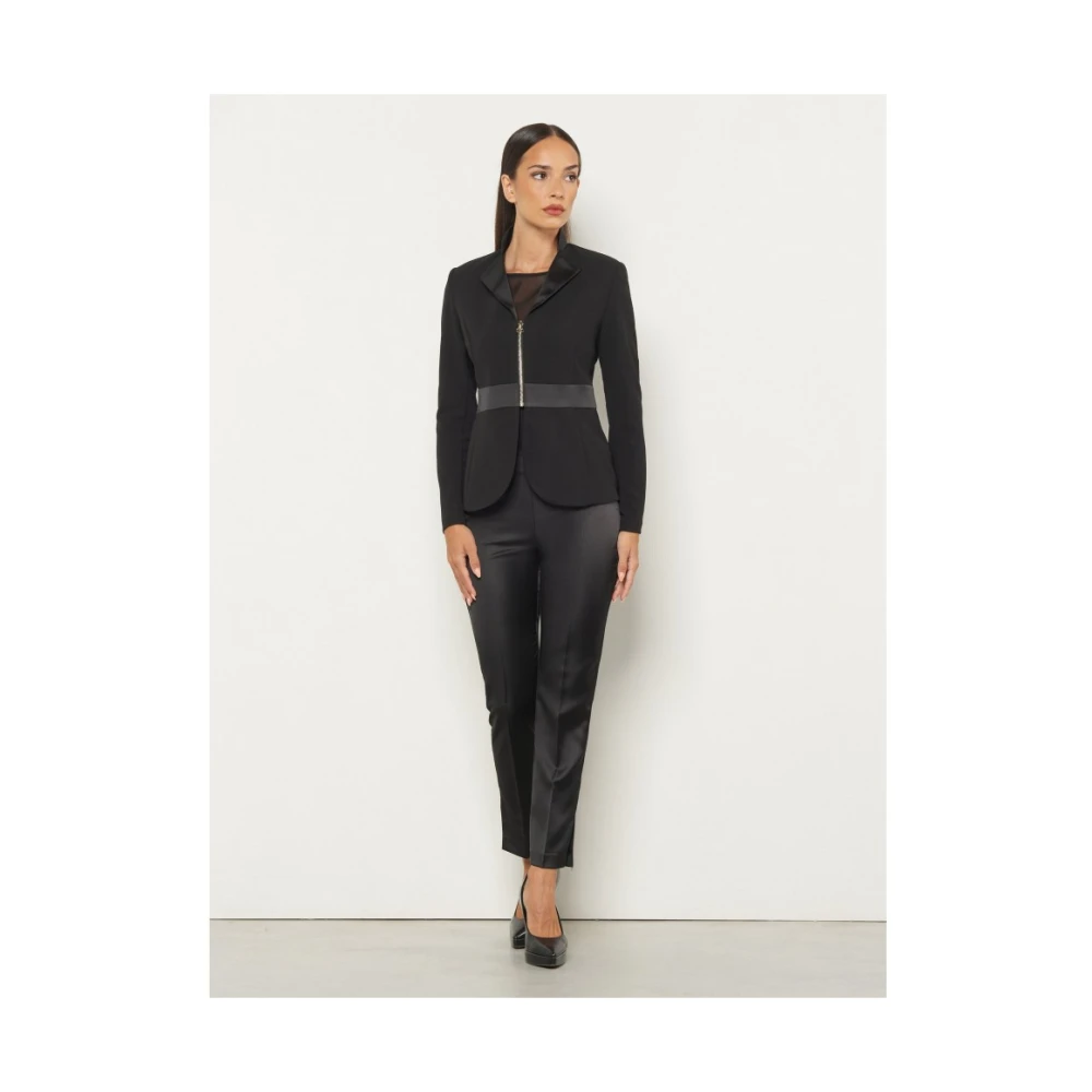 RINASCIMENTO Elegante Jas Collectie Herfst Winter 2024 25 Black Dames