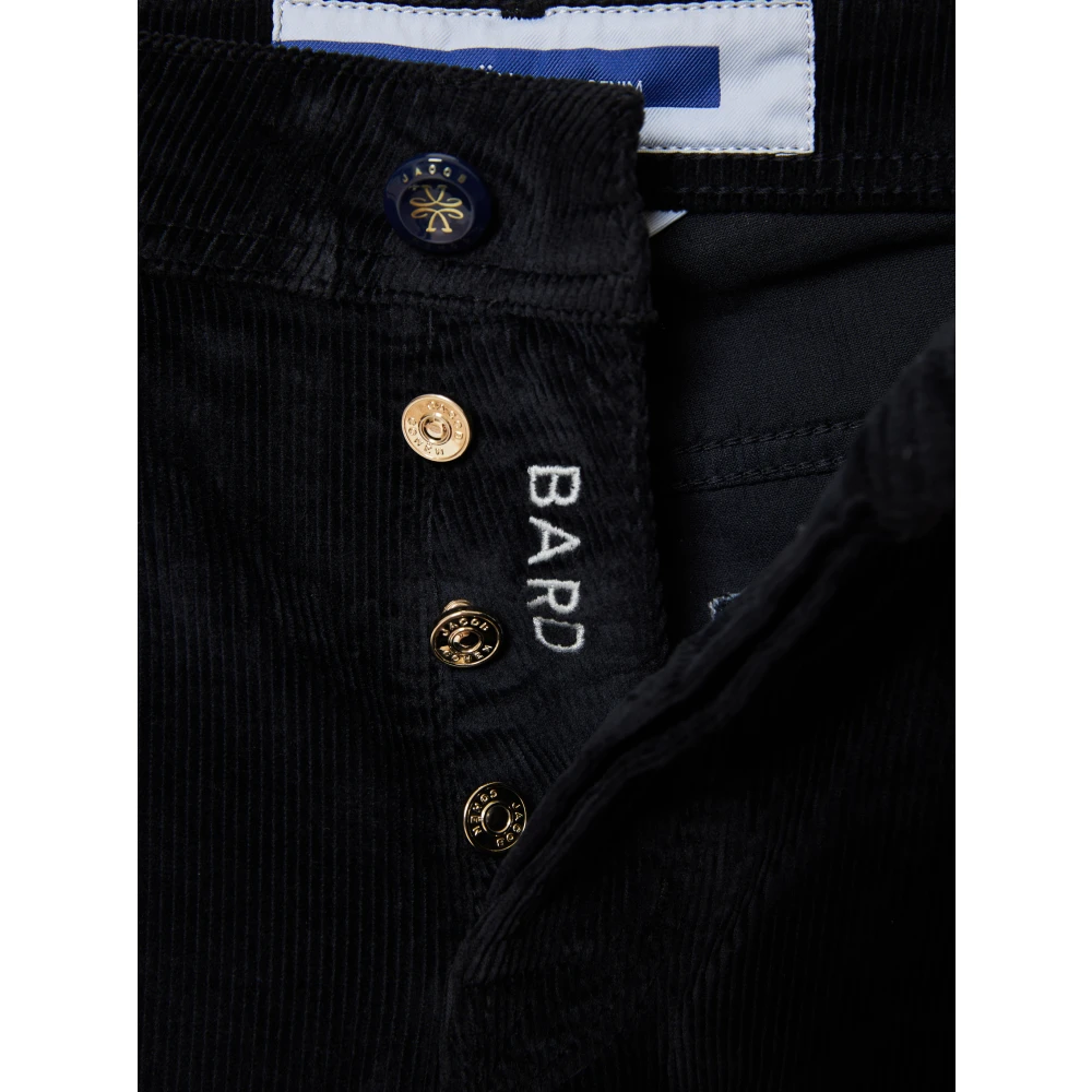 Jacob Cohën Ribfluwelen broek met binnendetails Blue Heren