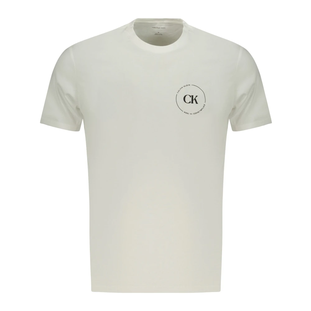 Calvin Klein Men's White Short-Sleeved T-Shirt