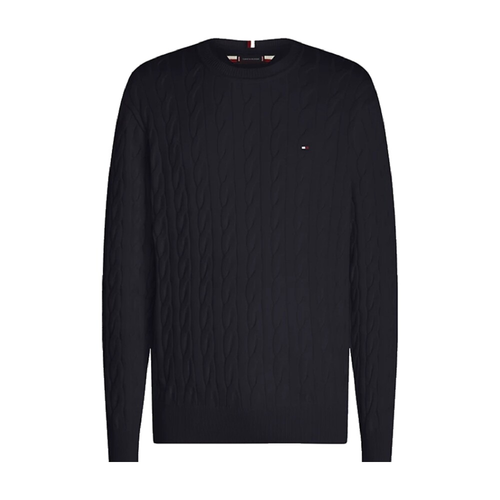 Pull Classique a Col Rond Tommy Hilfiger Homme Miinto