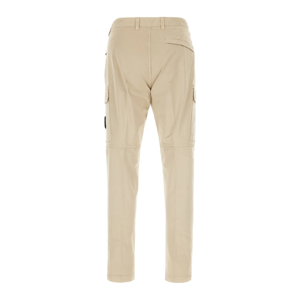 Stone Island Stijlvolle Broeken voor Mannen Beige Heren