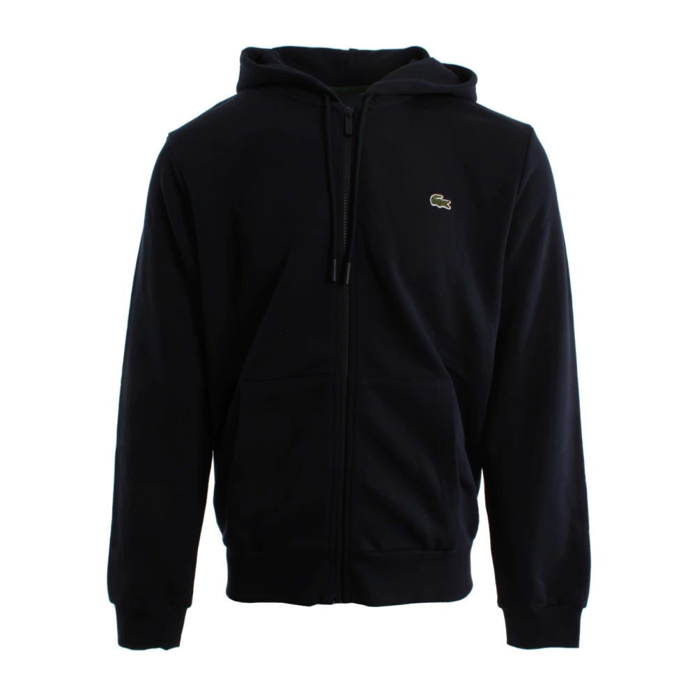 Lacoste Uomo Blu Gilet Con Zip