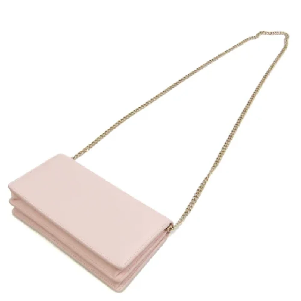 Bally Pre-owned Leather shoulder-bags Pink Dames