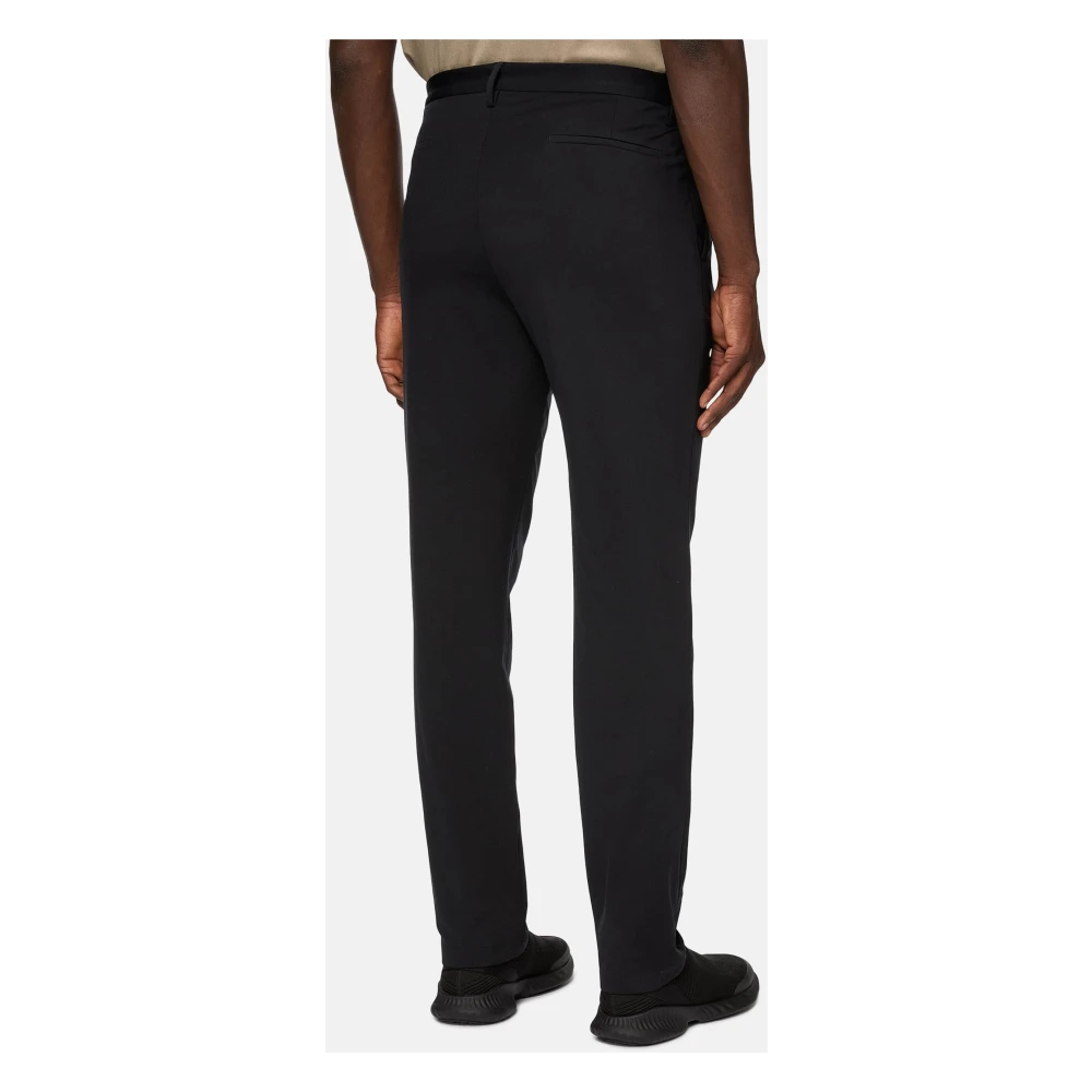 Boggi Milano B-Tech Stretch Nylon Broek Black Heren