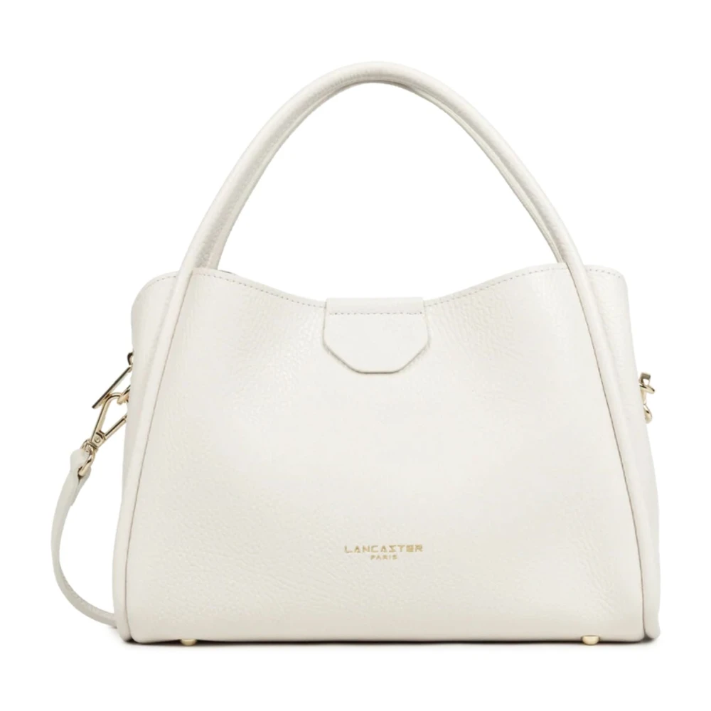 Lancaster Beige Handbags, Female, One Size, Sac À Main Aimantée M Ida Double