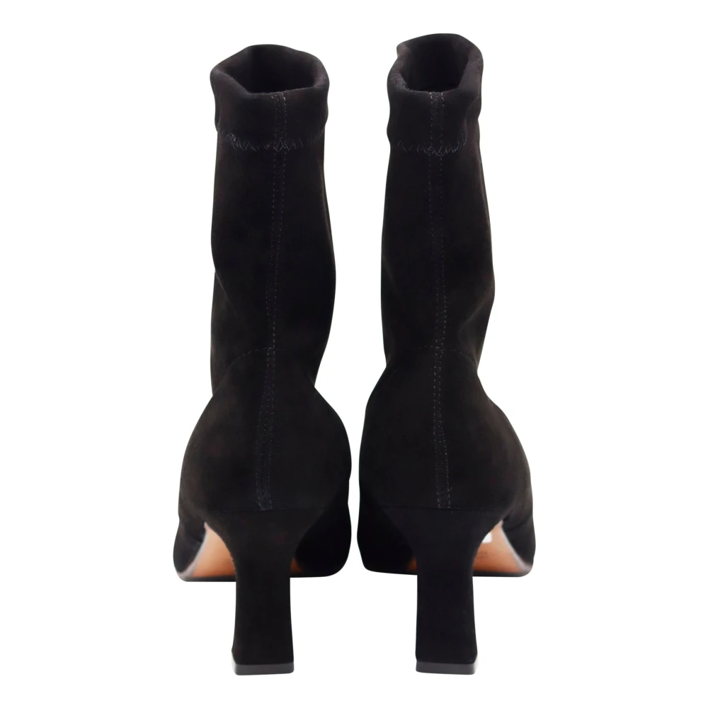 Thea Mika Heeled Boots Black Dames