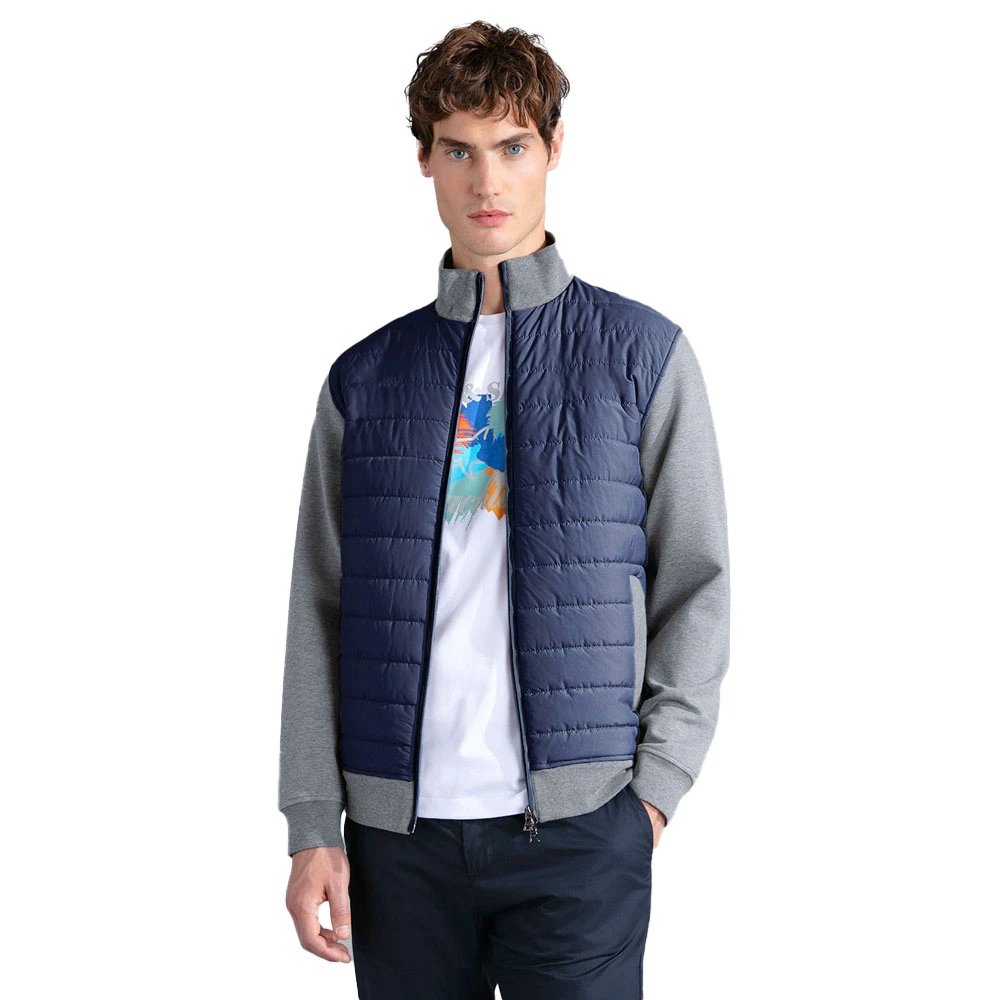 PAUL & SHARK Hybride Vest met Polyester Vulling Multicolor Heren
