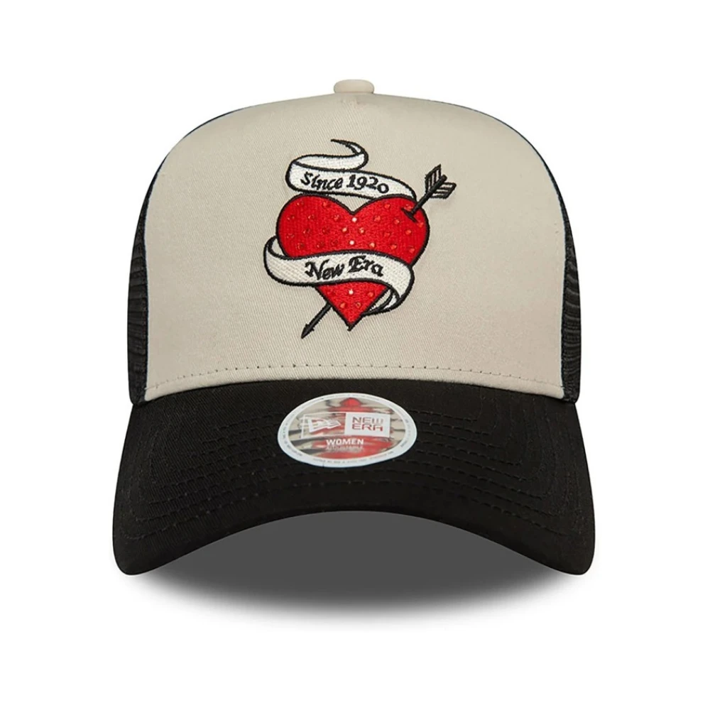 new era Zwarte Strass Truckerpet Multicolor Heren