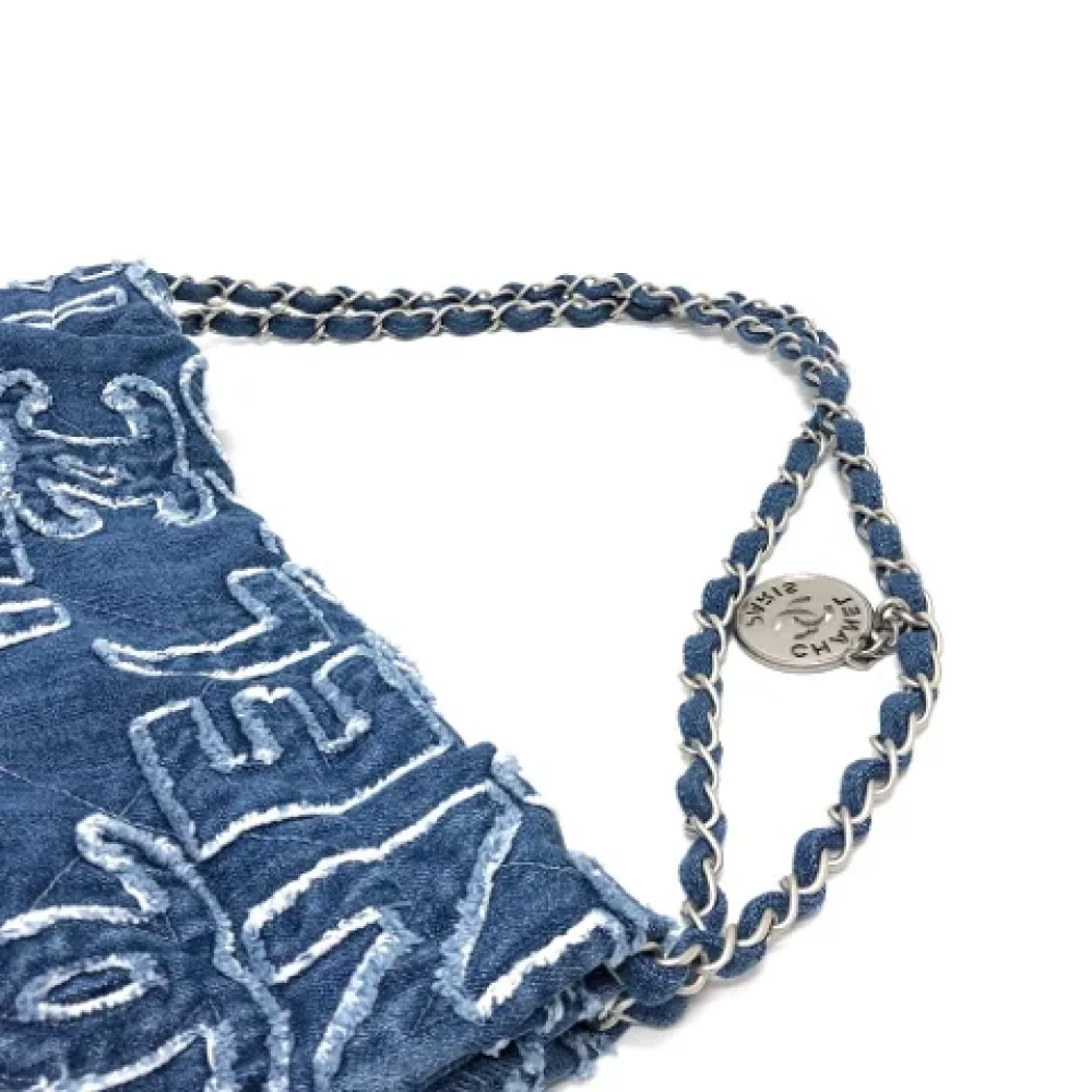 Chanel Vintage Pre-owned Denim chanel-bags Blue Dames