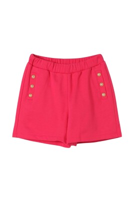 enfants-shorts-detail-bouton-fuchsia