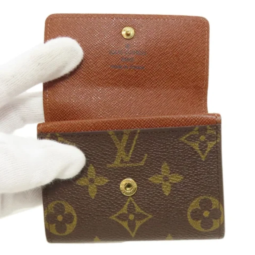 Louis Vuitton Vintage Pre-owned Canvas wallets Brown Dames
