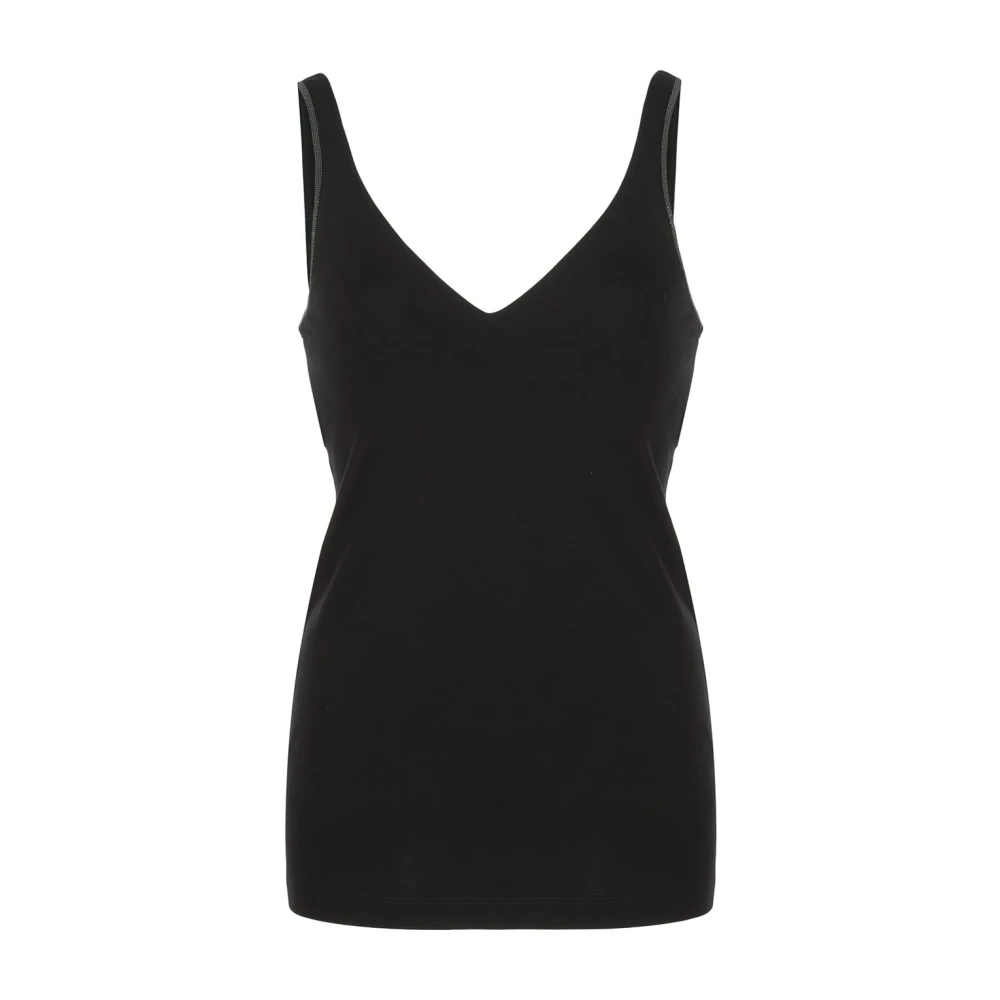 Tops > Sleeveless Tops - - Brunello Cucinelli - Modalova