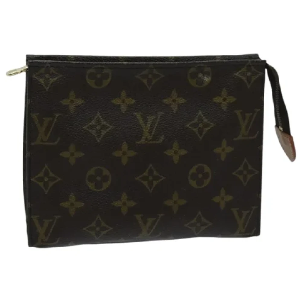 Louis Vuitton Vintage Pre-owned Canvas pouches Brown Dames