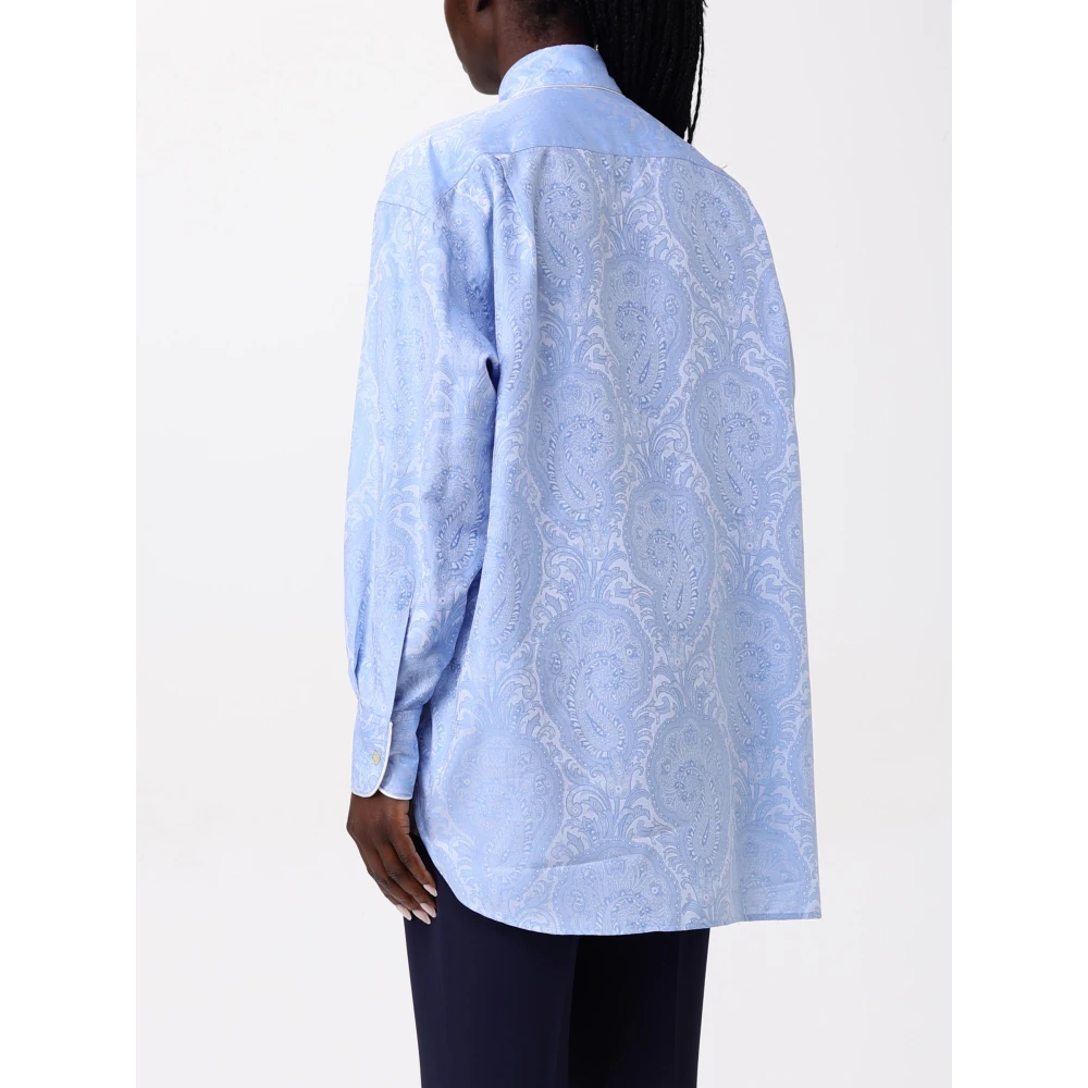 ETRO Dameshemd in Trendy Stijl Blue Dames