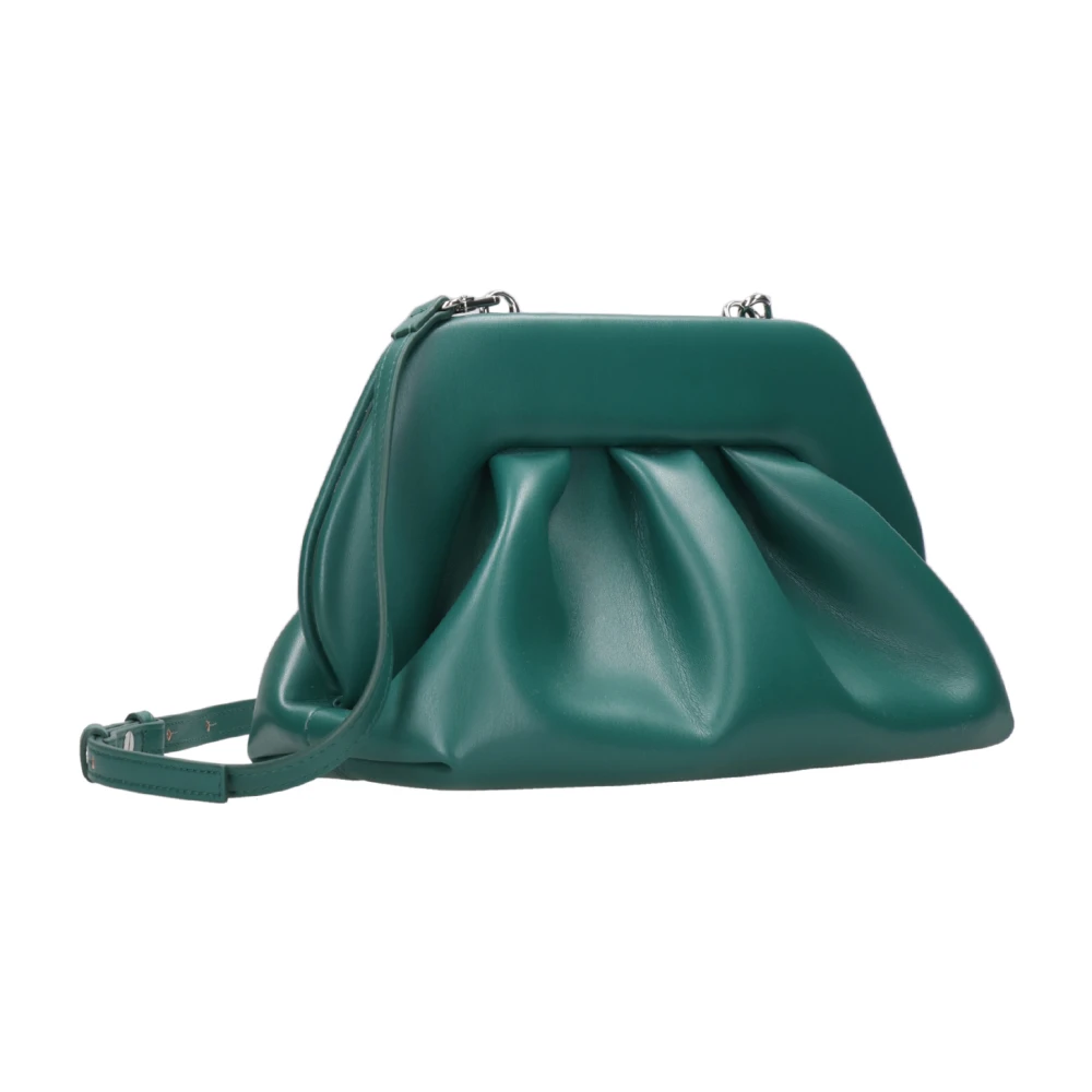 THEMOIRè Elegante veganistische stoffen clutch Green Dames