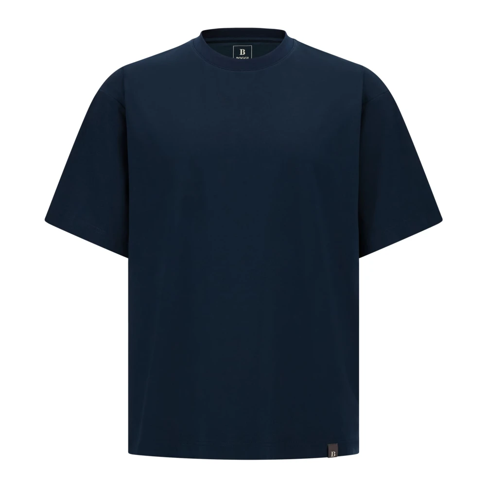 Boggi Milano Högpresterande S.Cafè® Jersey T-shirt Blue, Herr