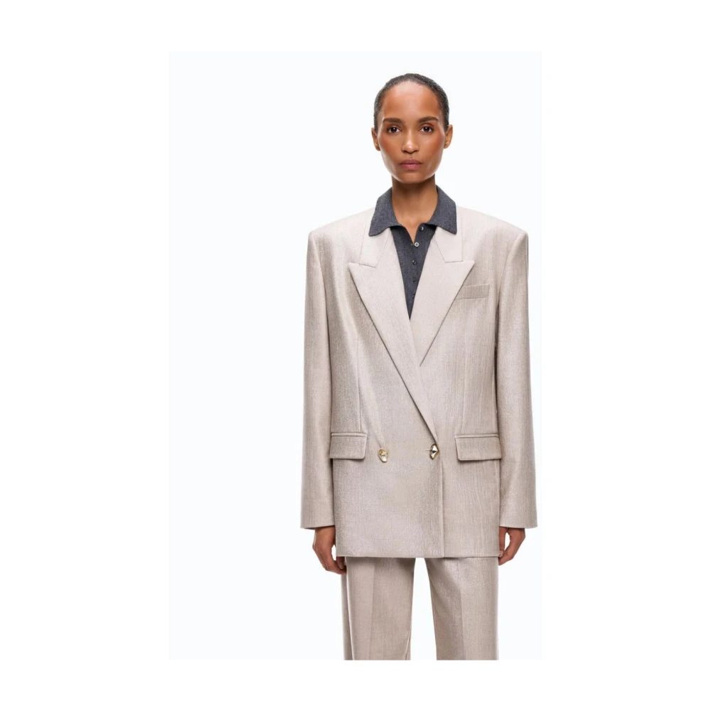 Pinko Veste Croisée Femme Vestes Beige 38 Fr